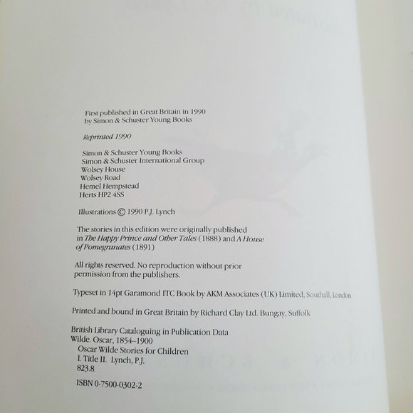 Oscar Wild stories for children book. - Picture 5 of 9